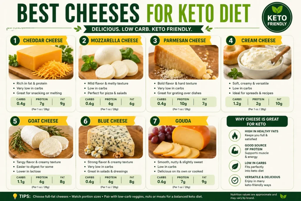 best cheese for keto diet