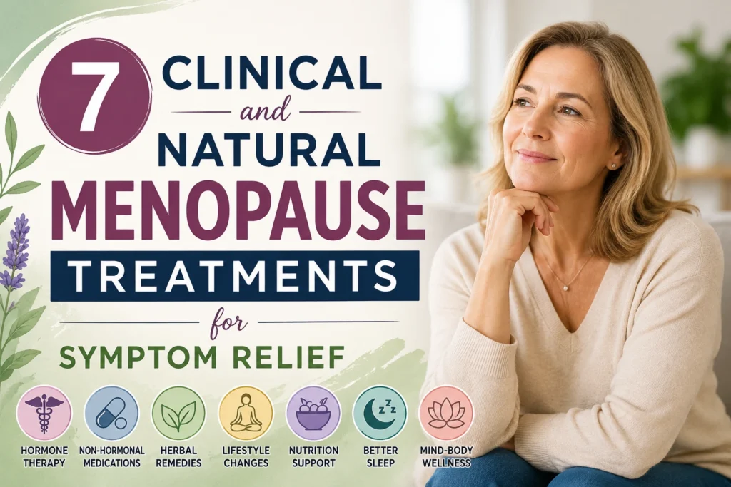 7 clinical and ntural menopause treatment