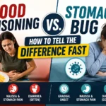 Food poisonning vs Stomach bug