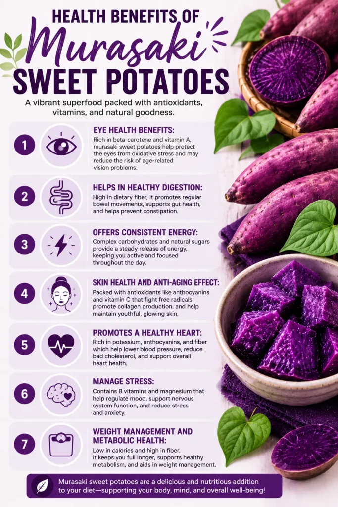 health benefits of murasaki sweet potato