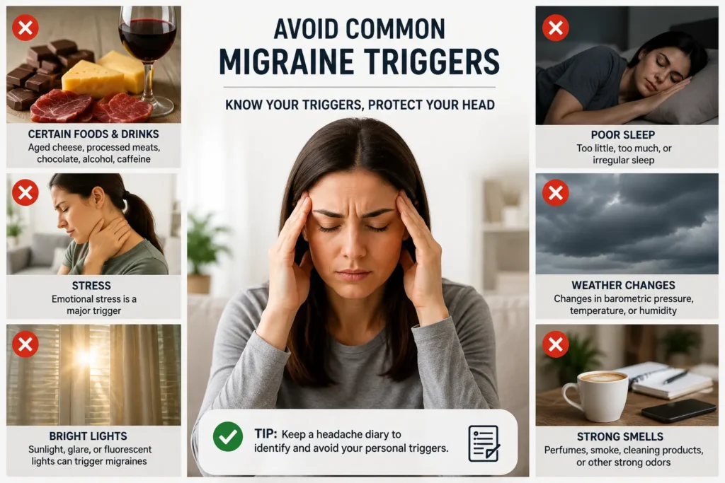 Avoid Common Migraine Triggers 1
