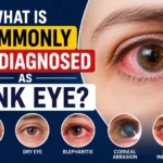 commanly misdiagnosed as pink eye